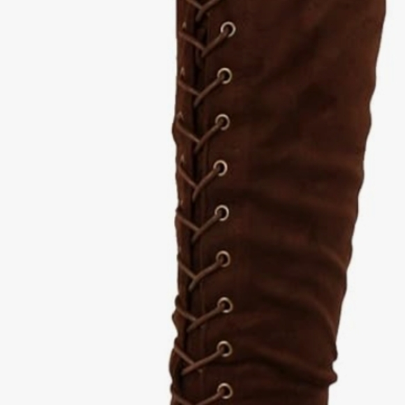 Forever 21 Dark Brown Lace-Up Boots - Picture 9 of 13